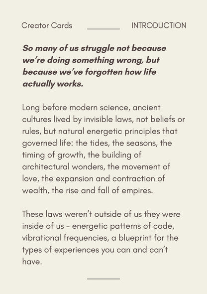 Digital Creator Cards