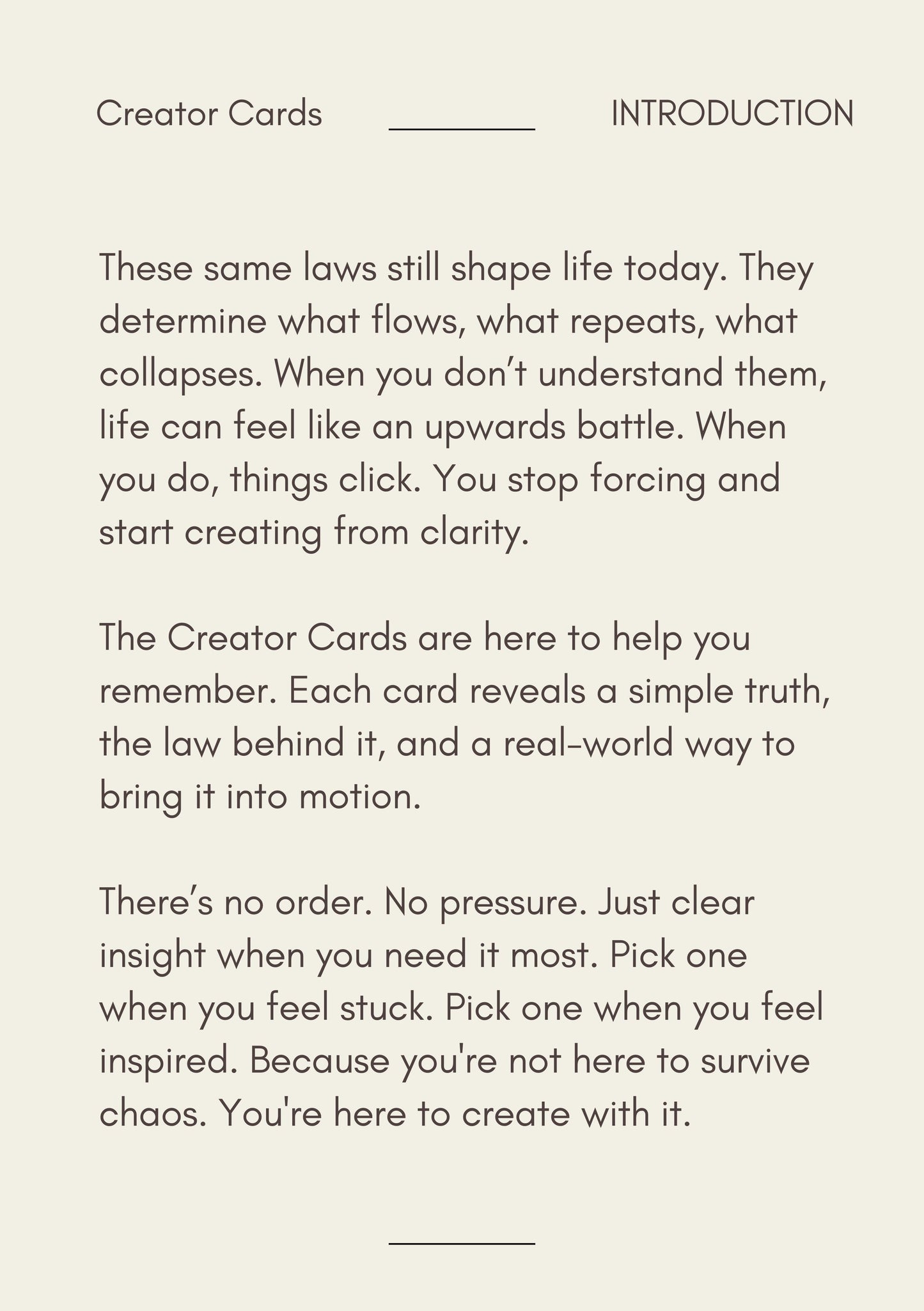 Digital Creator Cards