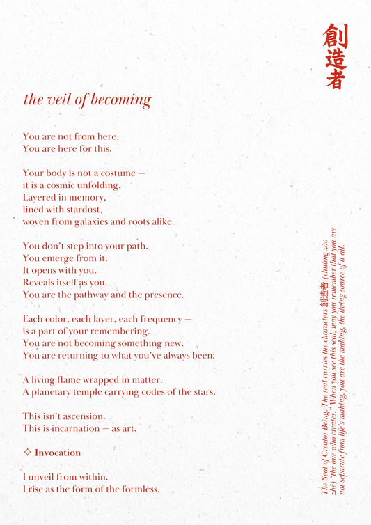 B. The Veil of Becoming